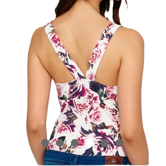NWOT Superdry Women’s Lenox Bodysuit Floral Size Med. New Without Tags. - Picture 4 of 9